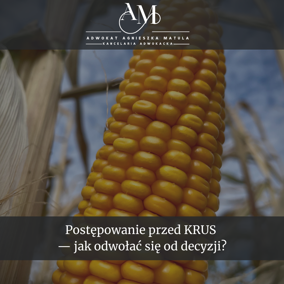 Postępowanie przed KRUS — jak odwołać się od decyzji?