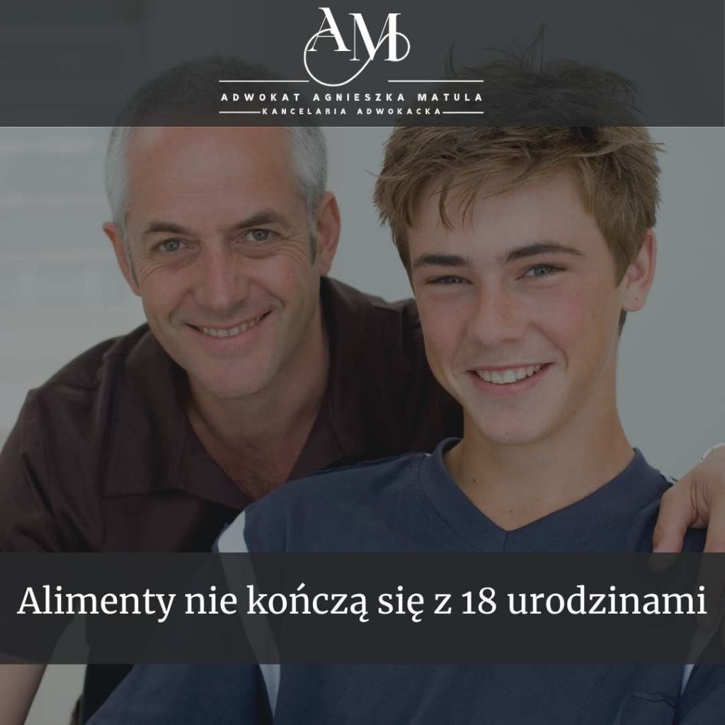 alimenty na dorosłe dziecko