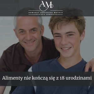 alimenty na dorosłe dziecko